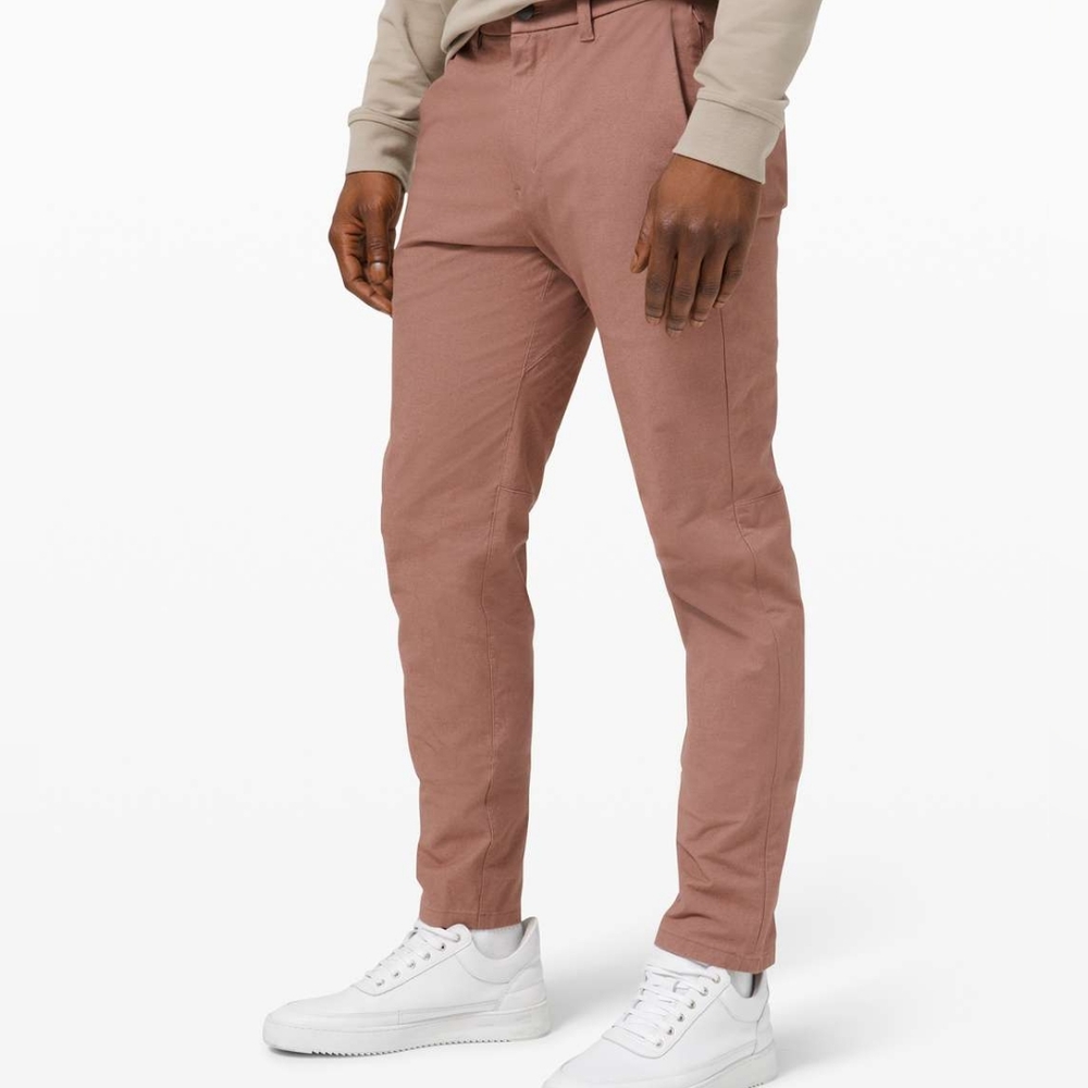 Lululemon Commission Pant Slim Mens 34x31 Earth DyeEarth Color Clay ABC
